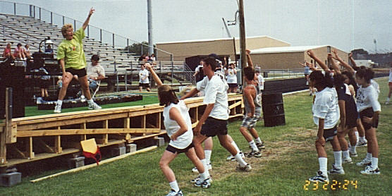 Jazzercise helps keep Teams limber