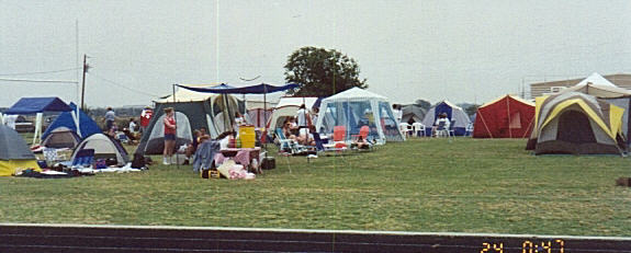 Tent City for Resting