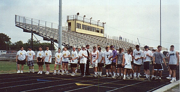 Relay Participants Ready for Start